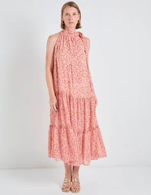 Vestido crop casual Lorenza Blau para mujer