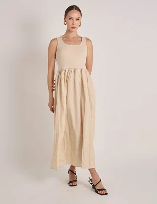 VESTIDO PIECES 17161267 LISO ALGODÓN