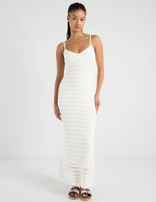 Vestido largo casual Hollister para mujer