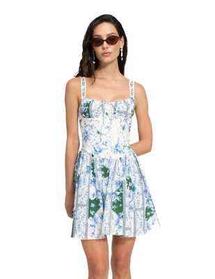 Vestido corto casual Agua Bendita para mujer