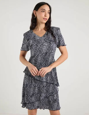 Vestido corto casual connected apparel para mujer