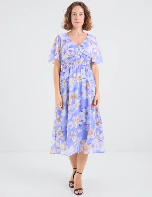 Vestido midi casual rabbit para mujer