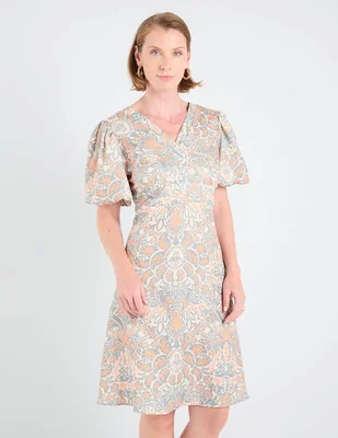 Vestido 3/4 casual delirium para mujer