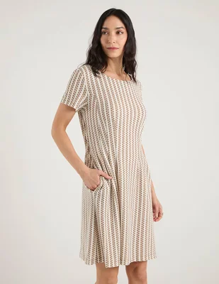 Vestido corto casual connected apparel para mujer