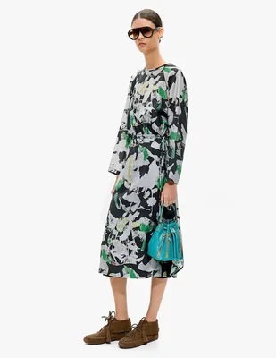 Vestido midi casual Parfois para mujer