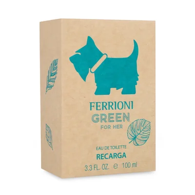 FERRIONI GREEN FOR HER 100ML EDT RECARGA