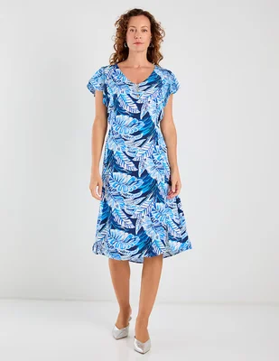 Vestido midi casual Damaia Atelier para mujer