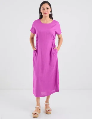 Vestido crop casual Damaia Atelier para mujer