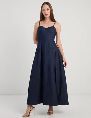 Vestido largo casual mare mare para mujer