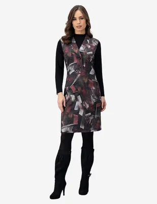 Vestido a la rodilla casual Karla D' Liz para mujer
