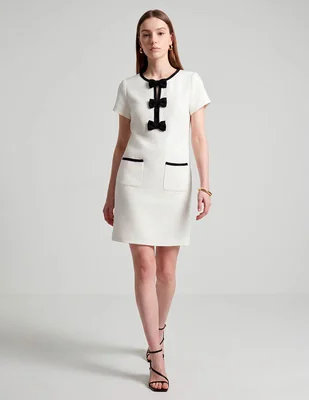 Vestido A La Rodilla Casual Karl Lagerfeld Paris Spring 26 Para Mujer