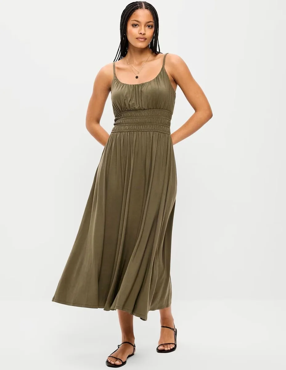 Vestido midi casual Old Navy para mujer
