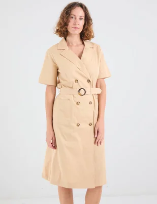 Vestido midi casual para mujer