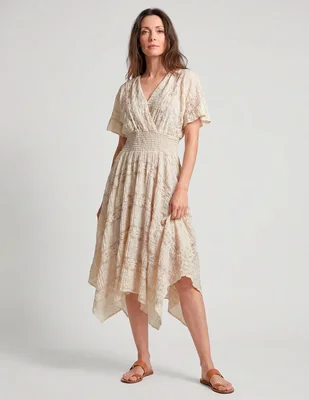 Vestido midi casual Rabbit para mujer