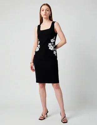 Vestido Midi Casual Karl Lagerfeld Paris Spring 26 Para Mujer
