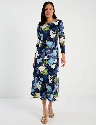 Vestido midi formal Chico's para mujer