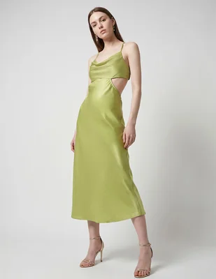 Vestido crop de fiesta Bebe escote bajo