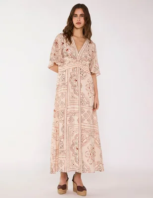 Vestido largo casual Maison 123 para mujer