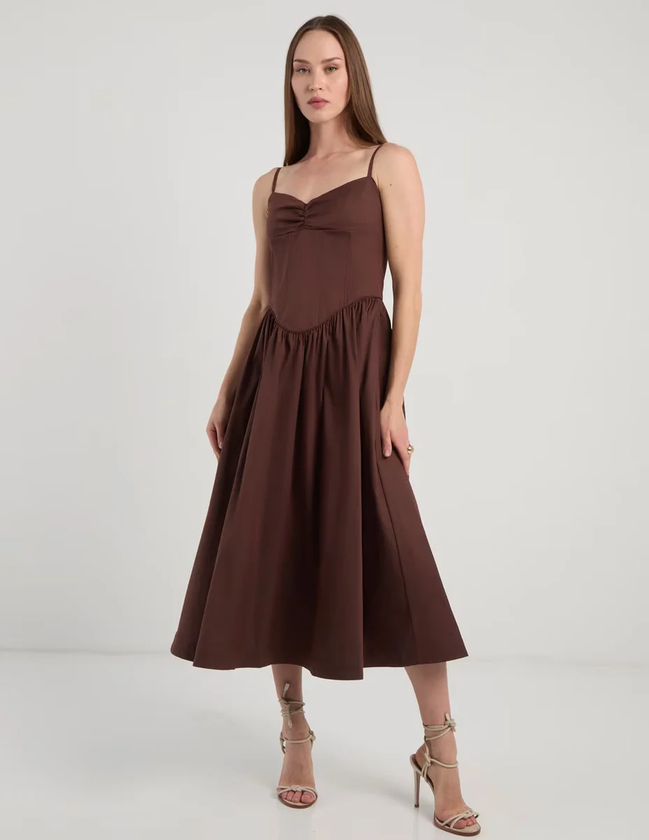 Vestido midi casual mare mare para mujer