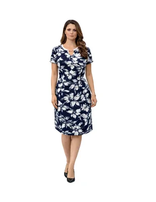 Vestido a la rodilla casual La Difference para mujer
