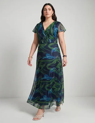 Vestido de fiesta de día Ema Valdemossa Curvy para mujer