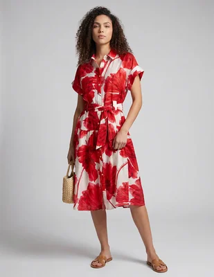 Vestido a la rodilla Karl Lagerfeld Paris para mujer