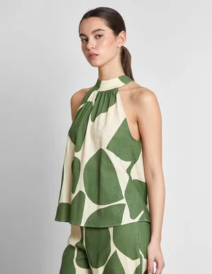Blusa Trucco sin manga para mujer