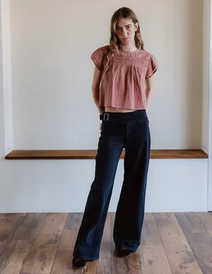 Blusa Renatta&Go manga corta para mujer