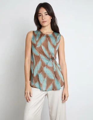 Blusa Trucco sin mangas para mujer