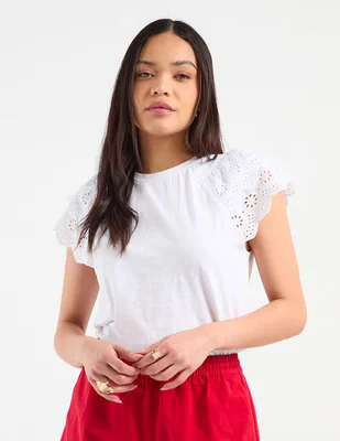 Blusa Petite Studio manga corta para mujer