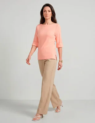 Blusa Lauren Ralph Lauren manga al codo para mujer