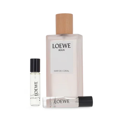 LOEWE AGUA MAR DE CORAL 100ML/10ML EDT • AGUA DROP 10ML EDP SET