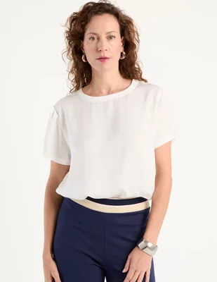 Blusa Lieb manga corta para mujer