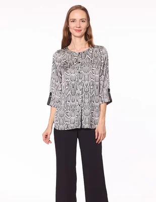 Blusa Damaia Atelier manga 3/4 para mujer