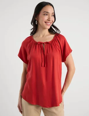 Blusa lieb manga corta para mujer
