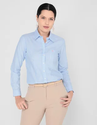 Blusa Ferrioni manga larga para mujer