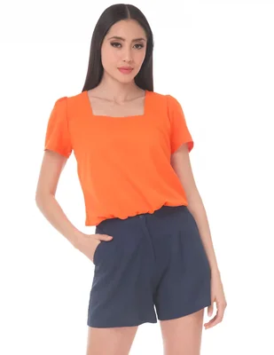 Blusa LVYOU manga corta para mujer