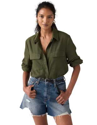 Blusa Levi's manga larga para mujer
