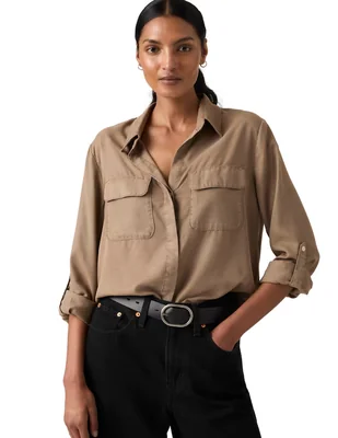 Blusa Levi's manga larga para mujer