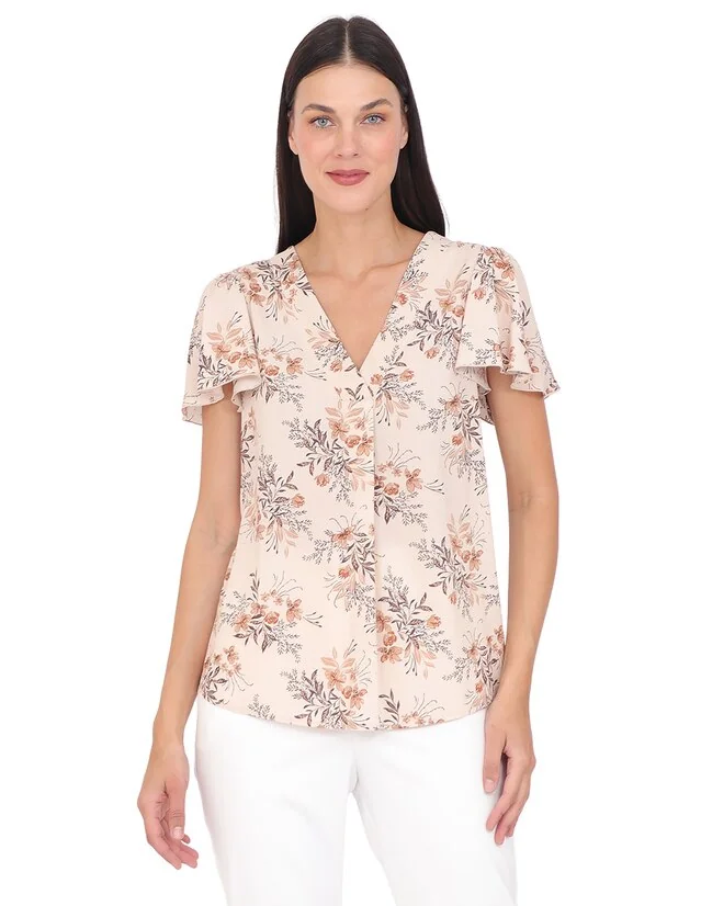 Blusa Duplan manga corta para mujer