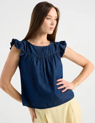 Blusa Petite Studio manga corta para mujer