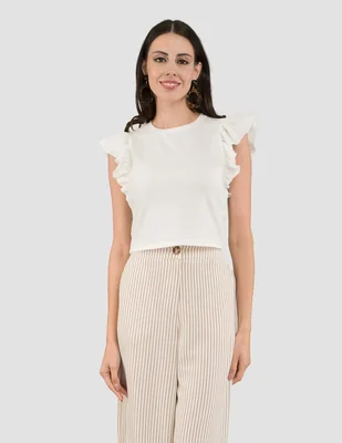 Blusa Tattoo manga corta para mujer