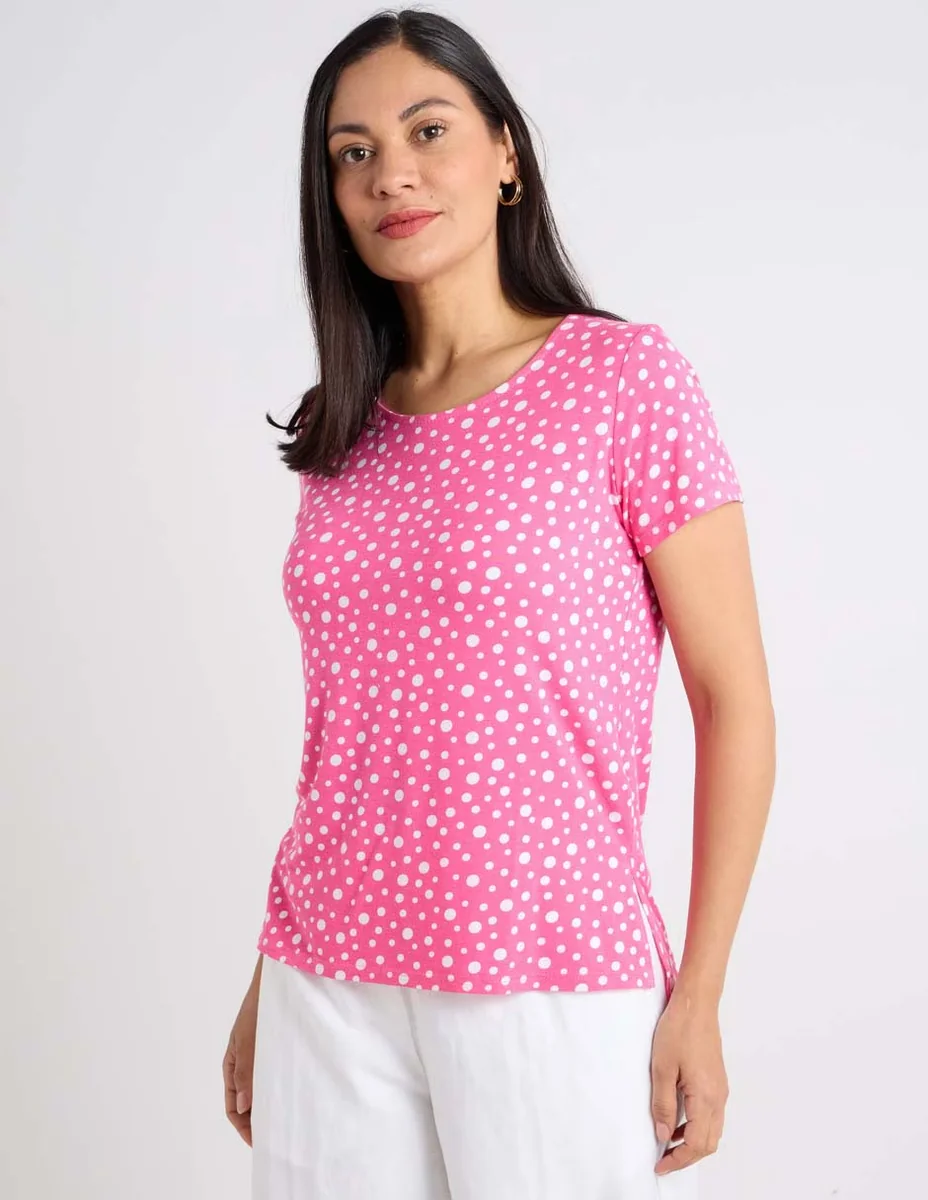 Blusa lieb manga corta para mujer