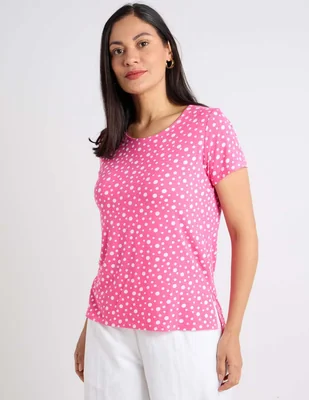 Blusa lieb manga corta para mujer