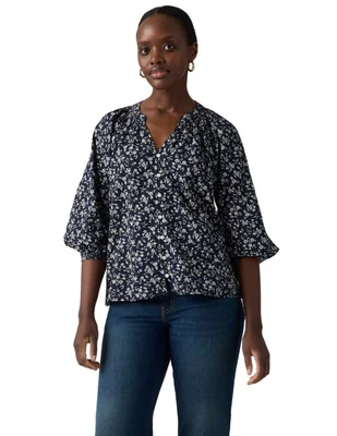 Blusa Levi's manga larga para mujer