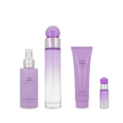 PERRY ELLIS 360° PURPLE 100ML EDP SET