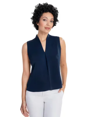 Blusa atelier petite sin manga para mujer