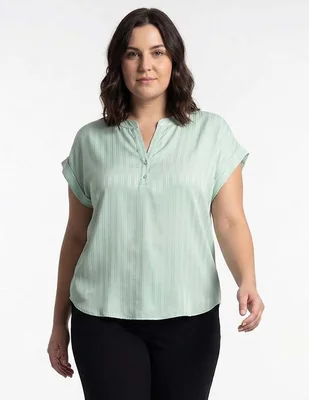 Blusa Davinchy manga corta para mujer
