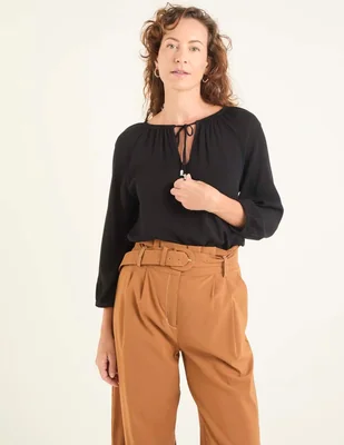 Blusa Lieb manga 3/4 para mujer