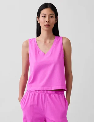 Blusa sin mangas para mujer